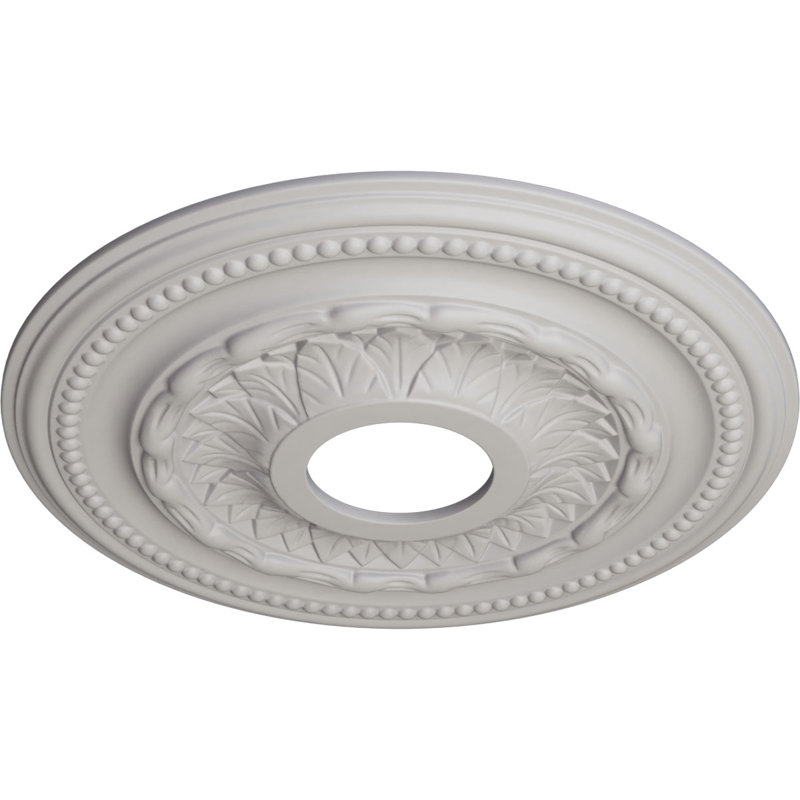 Ultra Pure White Decorative Ceiling Medallion 15.75"