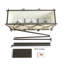 Lustre rectangulaire en bois 3 lumières Renken