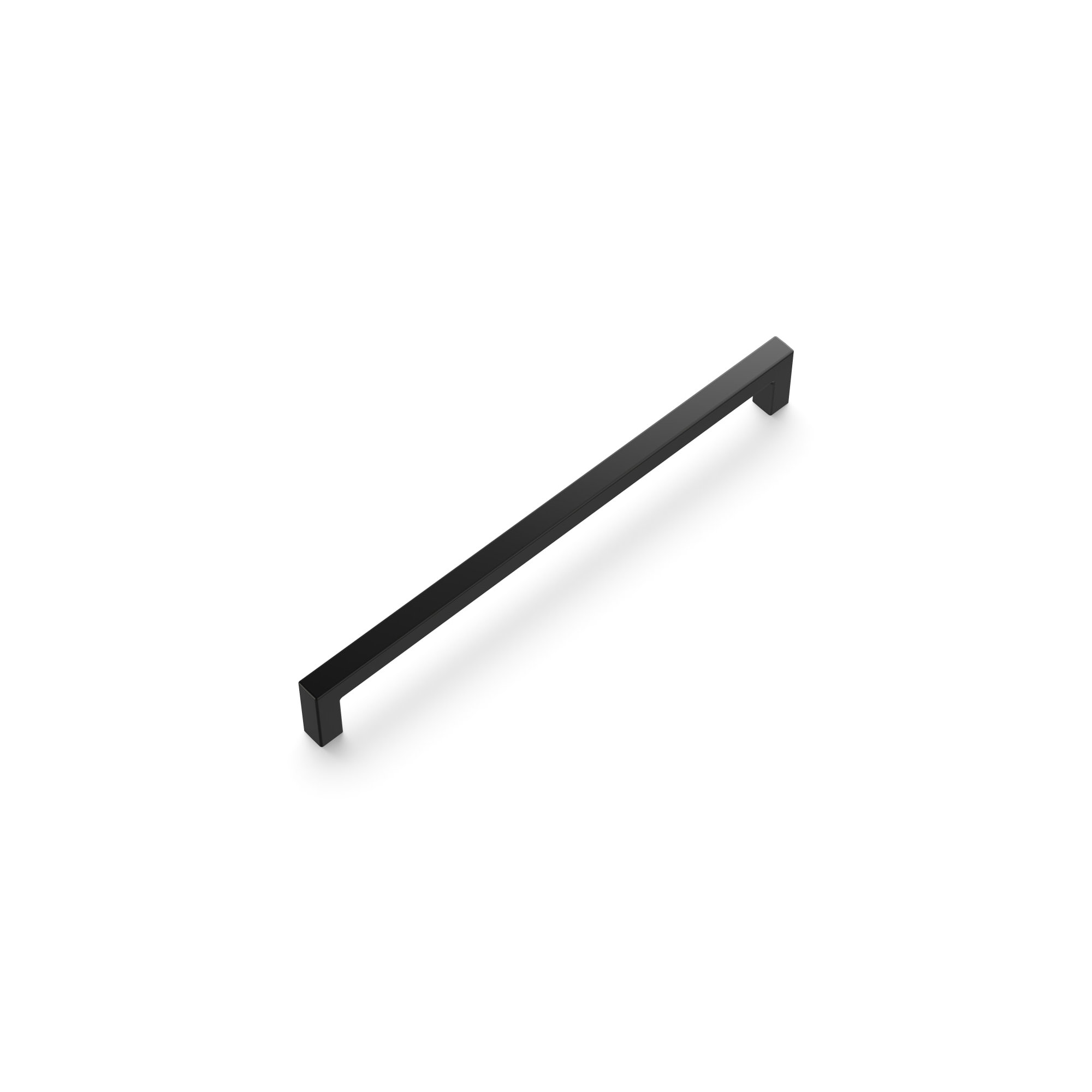 Skylight Collection Handle Pull - Contemporary Hardware for Drawers & Cabinets, 1, 8-13/16", Matte Black
