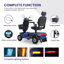 Scooter de mobilité robuste S500-BLUE
