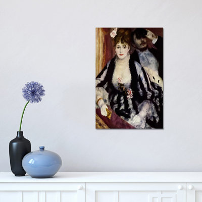 The Theatre Box (La Loge) by Pierre-Auguste Renoir - Wrapped Canvas Painting