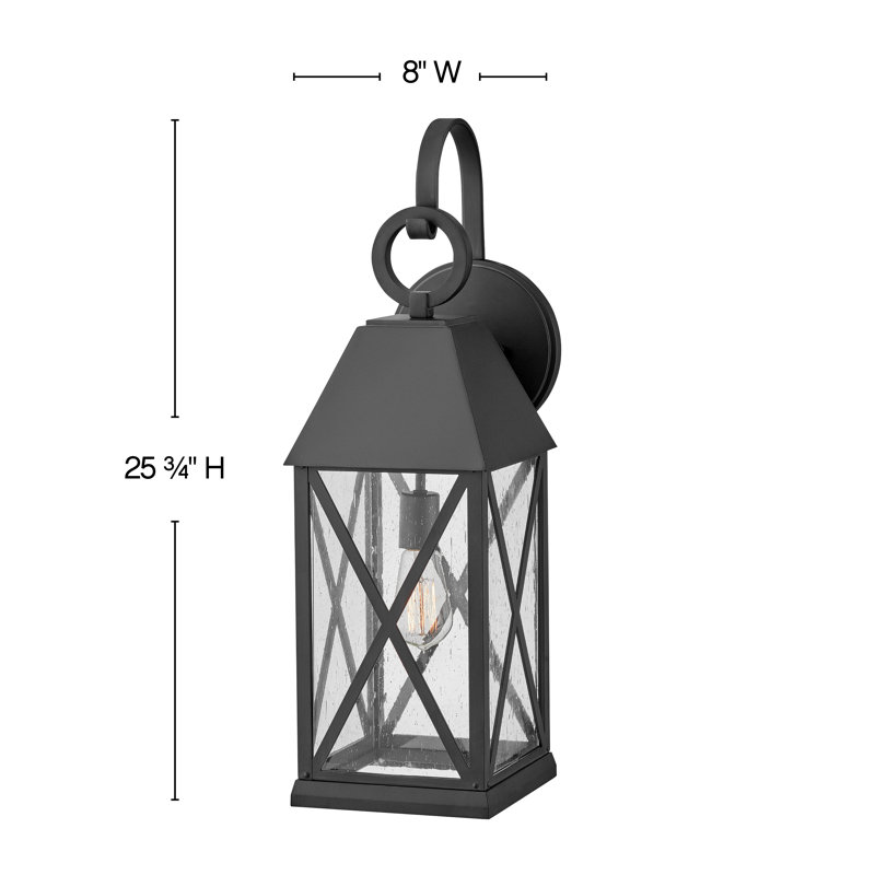 Lanterne murale moyenne Briar, H 25,8 po x l 8 po x L 10 po