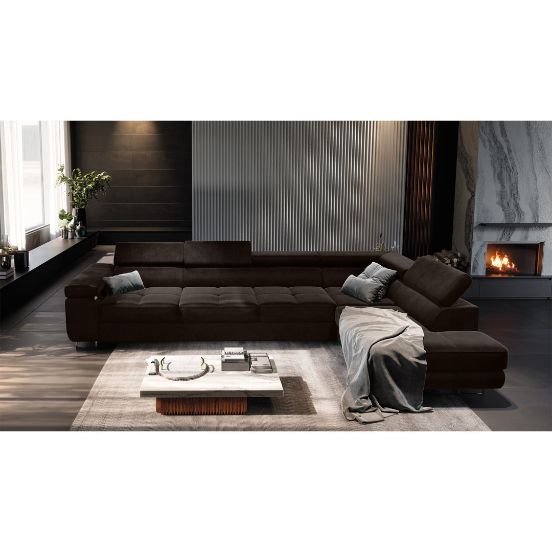 Ecksofa Escanaba mit Bettfunktion