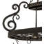 Neo Steel Handcrafted Oval Hanging Pot Rack