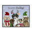 «Happy Howlidays Seasonal Puppies», estampe numérique, conception de Brett Blumenthal-783393224-783393225