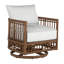 Newport Swivel Patio Chair with Cushions-83260304-97429399
