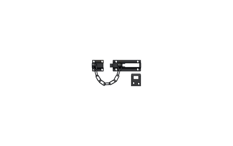 Brass Latch/Catch/Bolt, Black