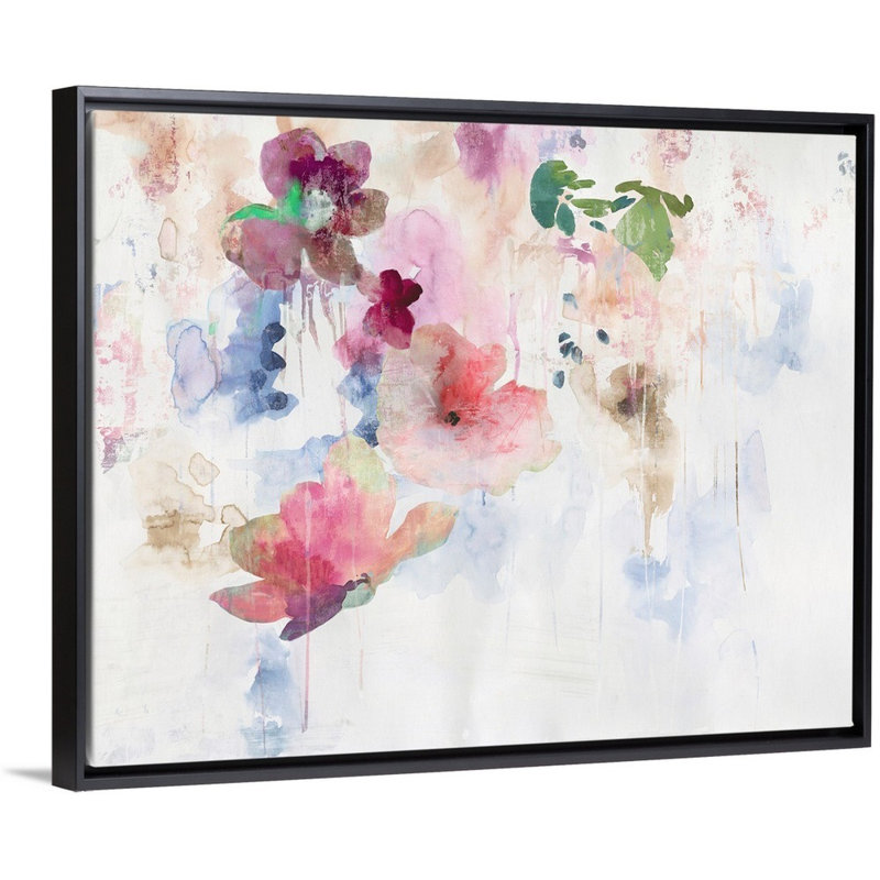 Reproduction d’art sur toile « incandescent Grace » par PI studio, Cadre flottant noir, H 13 po x l 16 po x P 1,75 po