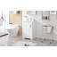Meuble-lavabo de 20 po avec lavabo, armoire de salle de bain avec porte à fermeture douce, support de rangement et tablette réglable-107087897