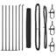 Vidaxl Hexagon Fence Steel-114621974-114621978