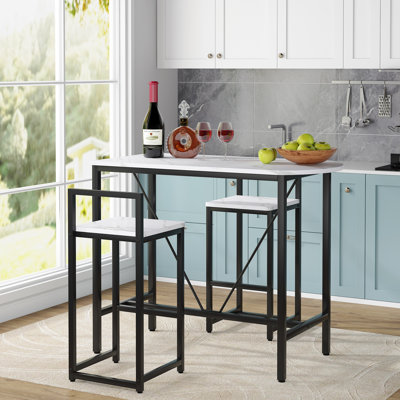 Rothger 2 - Person Four Leg Dining Set