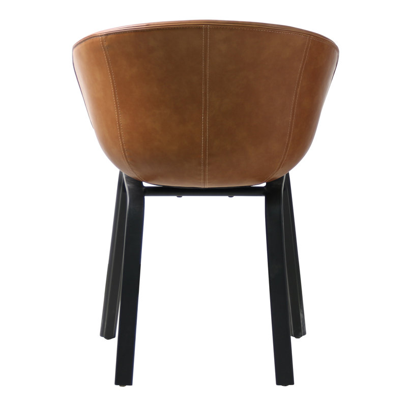 Chaise d'appoint Jessup, Brun clair