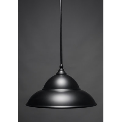 Mini-luminaire suspendu suspendu avec tige en métal