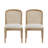 Apolo 5-Piece Wood & Rattan Dining Set-1852918262-1852918263