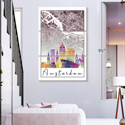 Carte de la ville de Aliaz Amsterdam