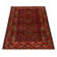Tapis rectangulaire en laine New Age de conception unique 3 pi 11 po x 7 pi 0 po brun