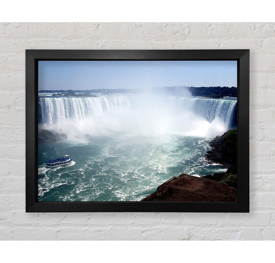 Gerahmtes Wandbild Victoria Falls Rumble