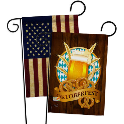Double Sided 18.5'' H x 13'' W Polyester Garden Flag