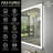 Aevar UL Certified Front & Back LED Anti-Fog Tempered Glass Framed Bathroom/Vanity Mirror with 3-Year Warranty-584881016
