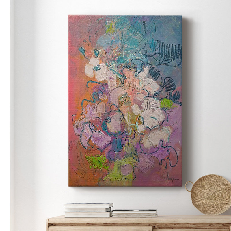 Archipel sur toile, H 18 po x l 12 po x P 1 po