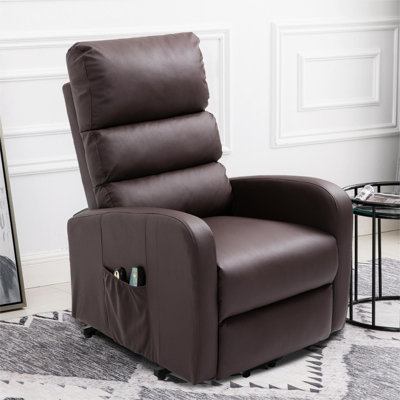 Elsmoriet Faux Leather Heated Massage Chair