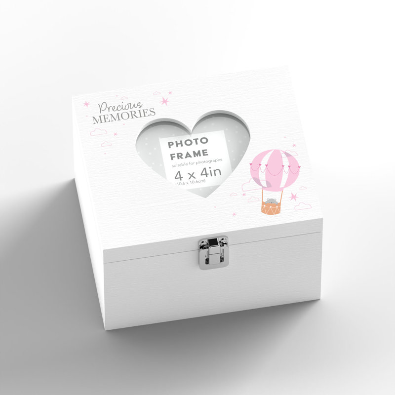 Ventana Handmade Wooden Decorative Box, Pink