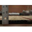 Tapis rayé beige et rouge style Gabbeh 7 x 10 Serenity