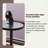78.74" Black Pine Oval Bar Table with Integrated Storage Cabinet