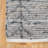 Distressed Geometric Cotton/Leather Gray Area Rug-1601618354