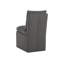 Chaise d'appoint rembourrée gris foncé Hordville