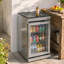 Îlot de cuisine d'extérieur modulaire en acier inoxydable 304 de 85 po avec gril au gaz, brûleur latéral et réfrigérateur d'extérieur Finley