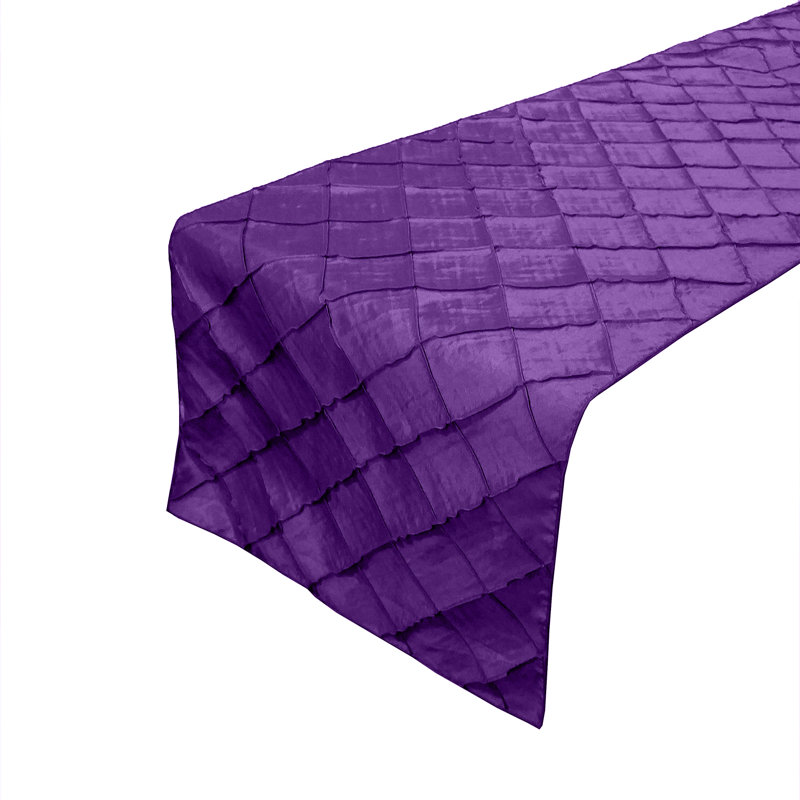 Solid Color Table Runner, 108" x 12", Purple