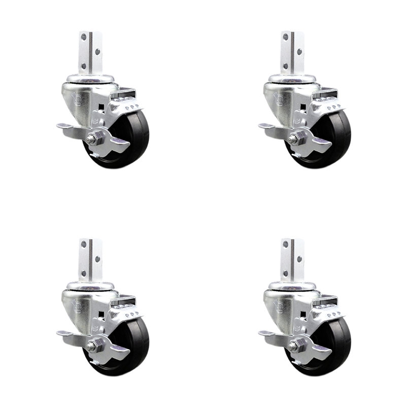 Soft Rubber Casters