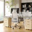 15.75" Rattan File Cabinet With Lock & 3 Drawers-1471648654