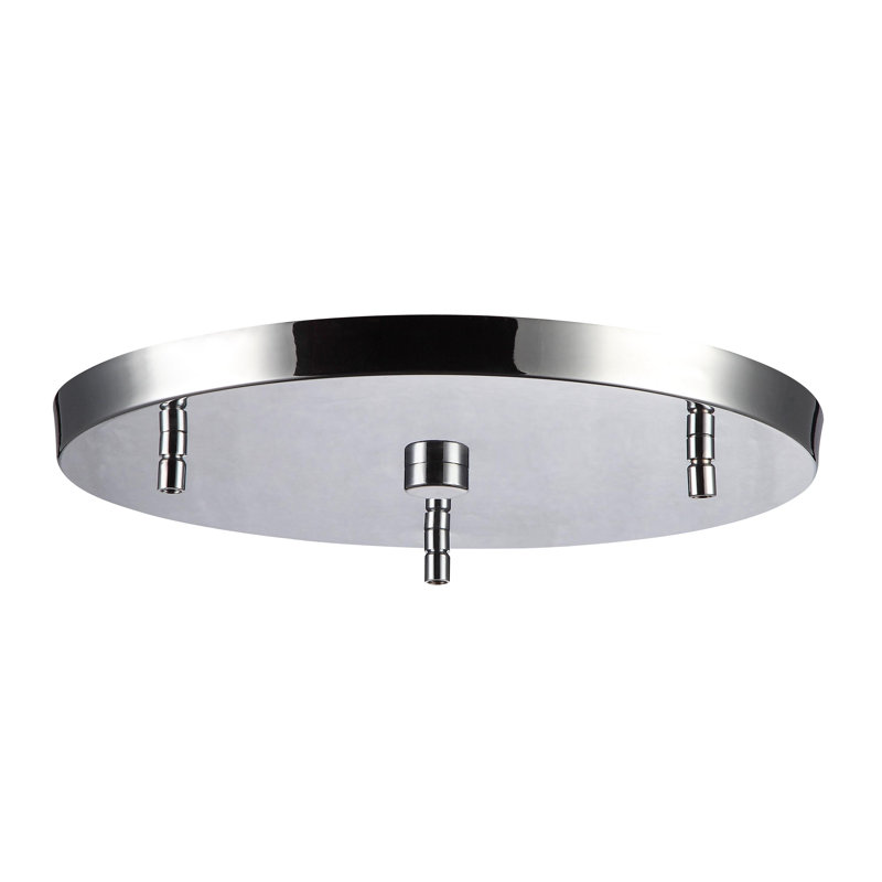 Suspension cylindrique en grappe 3 lumières Rosendahl, Chrome, Halogène