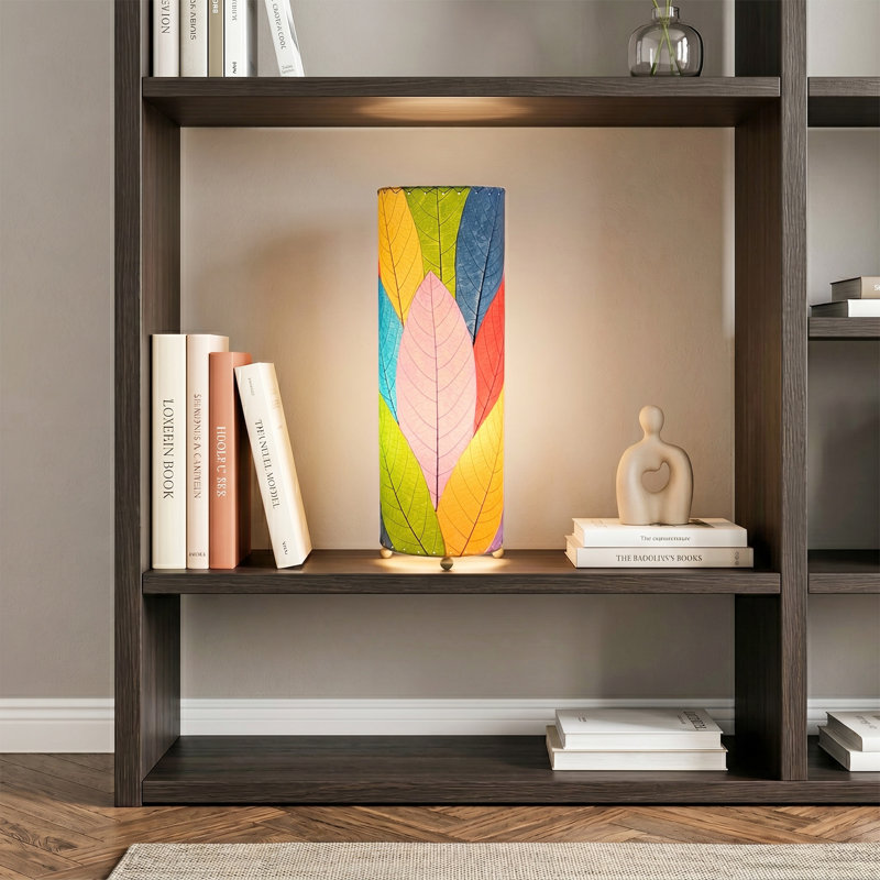 Lampe de table 24 po Francesco, Rose / jaune / orange