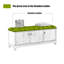 Banc rembourré bleu-752055242