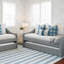 Niels Navy Handwoven Wool/Viscose Rug-41079174