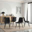 Nero Upholstered Dining Chairs With Metal Legs-814270873