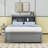 Dylahn Full-Size Modern Platform Bed with Twin Trundle, Drawers, and USB Ports-256398047