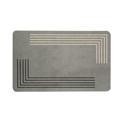 Bathroom Toilet Foot Mat, Anti Slip Quick Drying Household Floor Mats