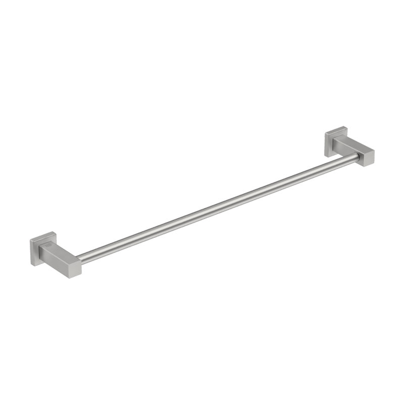 Porte-serviettes simple pour porte de douche en verre 26,375 "8500 Series, Acier inoxydable brossé