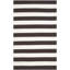 Tapis rayé en coton Wester-1042402506