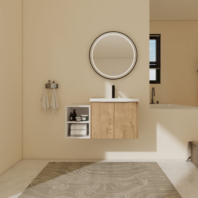 Meuble-lavabo simple avec plateau 35,63 po Duryea