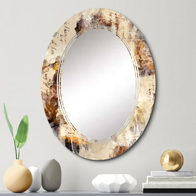 Motif grunge brun, orange et gris