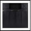 Grand lit escamotable noir avec armoires de rangement-789903183