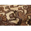 Tapis brun Antalya Vintage 3 pi 11 po x 5 pi 4 po