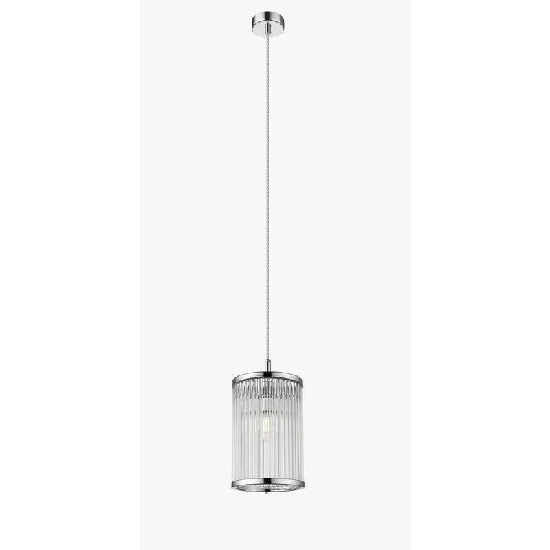 Prattsburgh 1 - Light Cylinder Pendant, Chrome