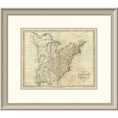 " Map Of The United States Of America, 1796 "
