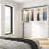 Florence 71W X 25D Modular Walk-In Closet System With LED Lights, Shelves, Drawers, And Doors, Shaker Style